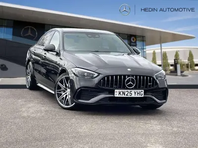 Begagnad Mercedes C43 AMG Premium Plus 421 HK (309 kW) 2025 Grå Sedan