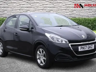 Used Peugeot 208 Active 80 HP (58 kW) 2017 Black Hatchback