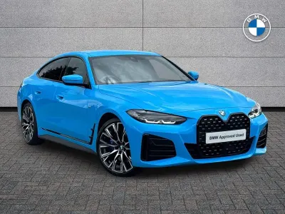 Begagnad BMW 420 Gran Coupé M Sport 181 HK (133 kW) 2023 Blå Sportkupé