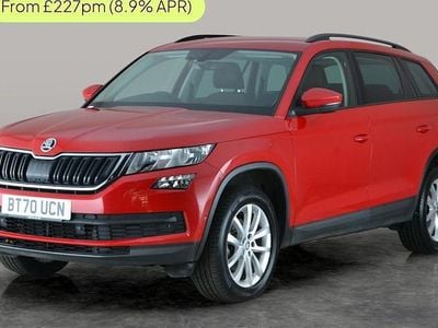Used Skoda Kodiaq SE 150 HP (110 kW) 2019 Red SUV