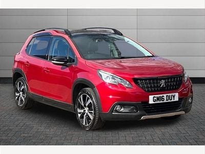 Begagnad Peugeot 2008 GT-line 120 HK (88 kW) 2016 Röd SUV