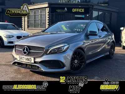 Usado Mercedes A200 AMG line 2017 Gris Utilitario