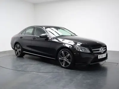 Used Mercedes C200 198 HP (145 kW) 2020 Black Sedan