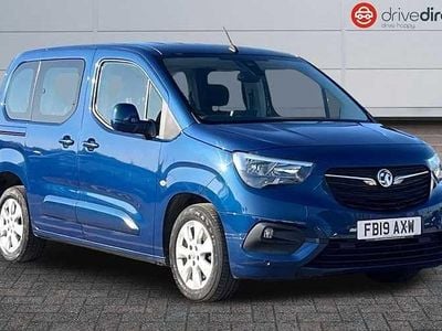 Used Vauxhall Combo S 110 HP (80 kW) 2019 Blue MPV