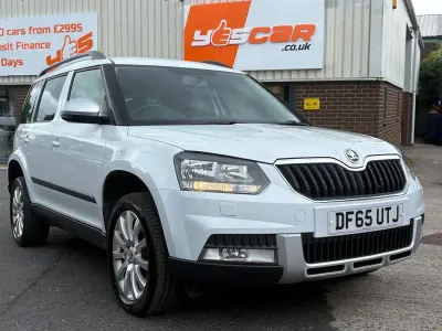 Used Skoda Yeti SE 110 HP (80 kW) 2015 White SUV