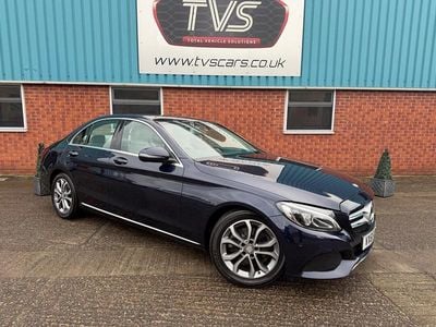 Used Mercedes C220 Premium Plus 170 HP (125 kW) 2015 Blue Sedan