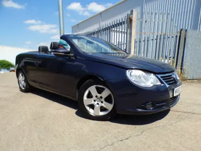 Used VW Eos Individual 210 HP (154 kW) 2010 Blue Cabriolet