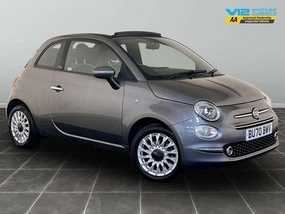 Grey Used 2020 Fiat 500C Lounge Cabriolet | £8,495 (Super price)