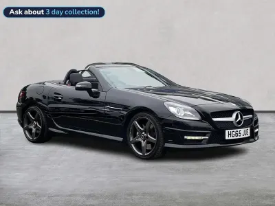 Used Mercedes SLK250 AMG 204 HP (150 kW) 2016 Black Cabriolet