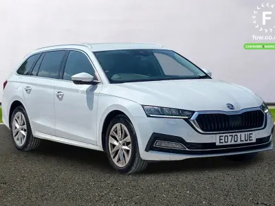 Used Skoda Octavia SE L 116 HP (85 kW) 2021 White Estate