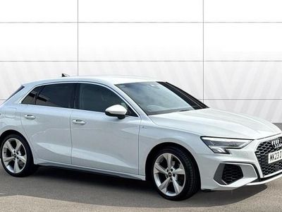 Used Audi A3 S-Line 110 HP (80 kW) 2023 White Sedan