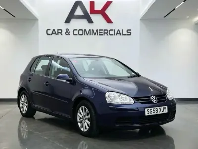 Used VW Golf V Match 113 HP (83 kW) 2008 Blue Hatchback