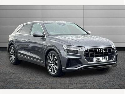 Grey Used 2019 Audi Q8 S-Line SUV | £32,095 (Fair price)
