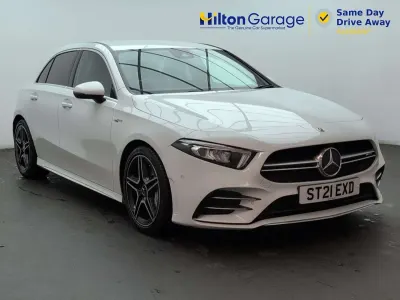 Used Mercedes A35 AMG Executive 2021 White Hatchback