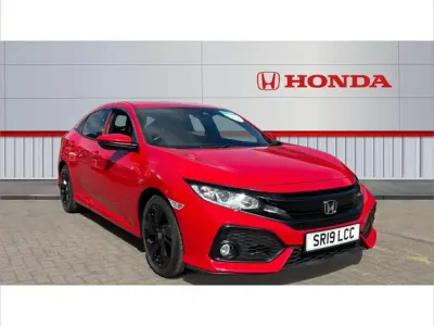 Used Honda Civic SR 126 HP (92 kW) 2019 Red Hatchback