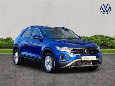 Blue New 2025 VW T-Roc Life SUV | £22,770 (Good price)