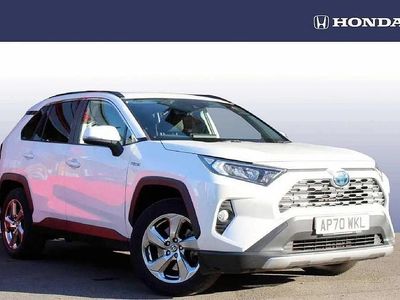 White Used 2020 Toyota RAV4 Hybrid Design SUV | £21,000 (Fair price)