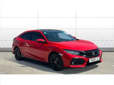 Used Honda Civic Sport Plus 180 HP (132 kW) 2018 Red Hatchback