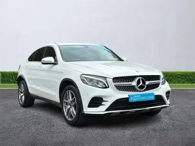 Usado Mercedes GLC250 AMG line 2018 Branco Coupé