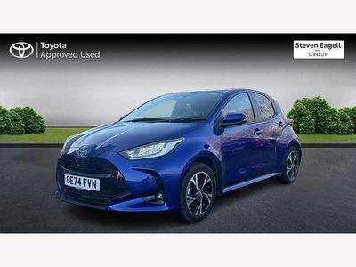 Used Toyota Yaris Hybrid Design 2024 Blue Hatchback