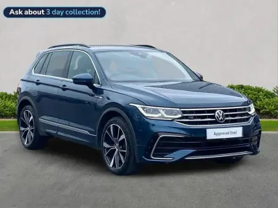 Used VW Tiguan R-line 190 HP (139 kW) 2022 Blue SUV