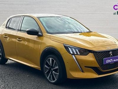 Used Peugeot e-208 GTi 100 kW (136 HP) 2021 Yellow Hatchback