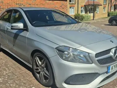 Używany Mercedes A200 AMG line 136 KM (100 kW) 2018 Srebrny Hatchback