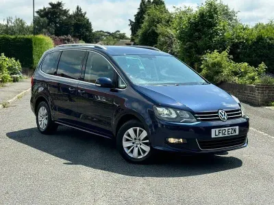 Used VW Sharan SE 150 HP (110 kW) 2012 Blue MPV