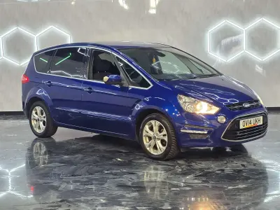 Used Ford S-MAX Titanium 140 HP (102 kW) 2014 Blue MPV