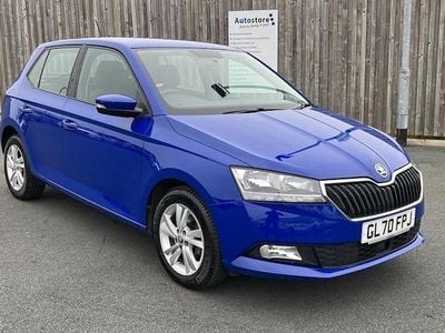 Blue Used 2020 Skoda Fabia SE Hatchback | £8,145 (Fair price)