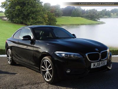 Used BMW 218 Sport Line 2018 Black Coupe