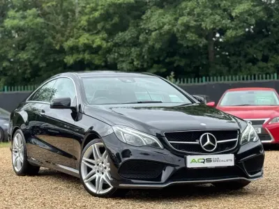 Used Mercedes E220 AMG line 2016 Black Coupe