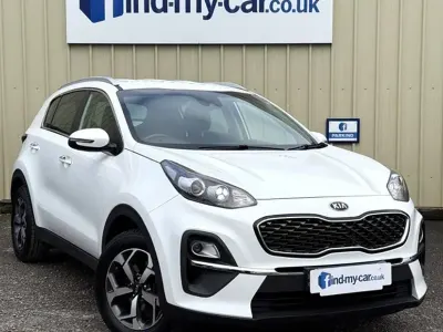 Używany Kia Sportage 136 KM (100 kW) 2021 Biały SUV