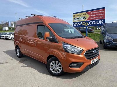 Used Ford Transit Custom Limited 170 HP (125 kW) 2022 Orange Van