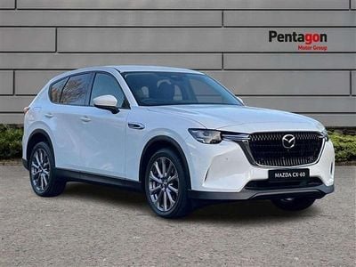 Arctic white Used 2024 Mazda CX-60 Exclusive-Line SUV | £29,250 (Fair price)