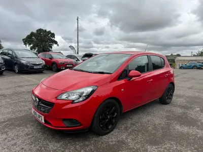 Used Vauxhall Corsa 75 HP (55 kW) 2019 Red Hatchback