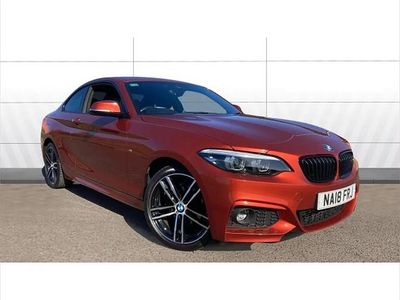 Begagnad BMW 218 M Sport 136 HK (100 kW) 2018 Orange Sportkupé