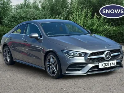 Used Mercedes CLA200 AMG line 163 HP (119 kW) 2021 Grey Coupe