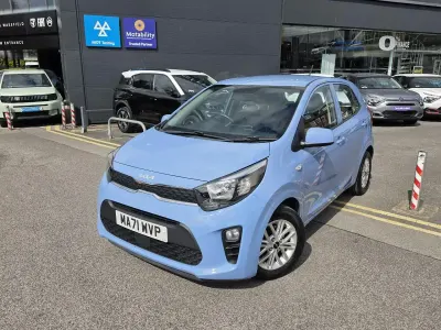 Used Kia Picanto 66 HP (48 kW) 2021 Blue Hatchback