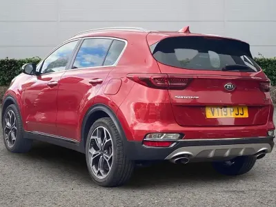 Begagnad Kia Sportage GT-Line 177 HK (130 kW) 2019 Röd SUV