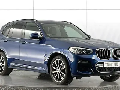 Used BMW X3 M Sport 184 HP (135 kW) 2018 Blue SUV