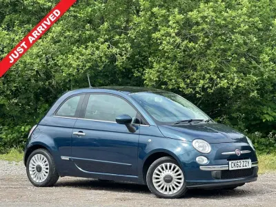 Used Fiat 500 Lounge 69 HP (50 kW) 2013 Blue Hatchback
