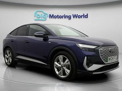 Blue Used 2024 Audi Q4 Sportback e-tron S-Line SUV | £30,300 (Good price)