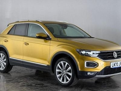 Used VW T-Roc SEL 150 HP (110 kW) 2020 Yellow SUV