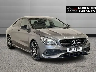 Used Mercedes CLA180 AMG line 122 HP (89 kW) 2017 Grey Coupe