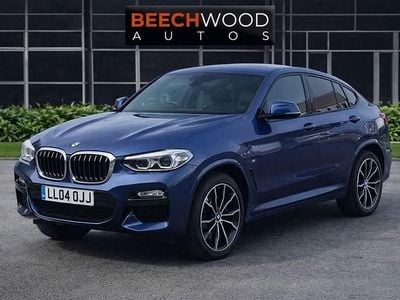 Used BMW X4 M Sport 190 HP (139 kW) 2019 Blue SUV