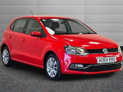 Used VW Polo SE 75 HP (55 kW) 2014 Red Hatchback