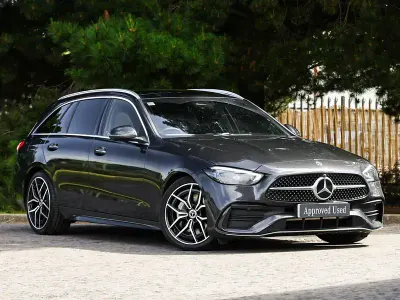 Used Mercedes C220 AMG Line Premium 200 HP (147 kW) 2025 Grey Estate