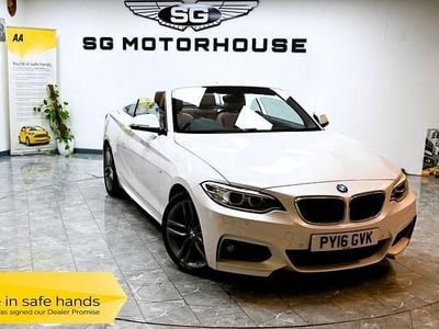 Used BMW 220 M Sport 190 HP (139 kW) 2016 White Cabriolet