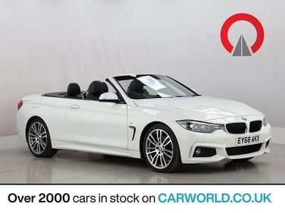 White Used 2018 BMW 420 M Sport Cabriolet | £15,941 (Fair price)